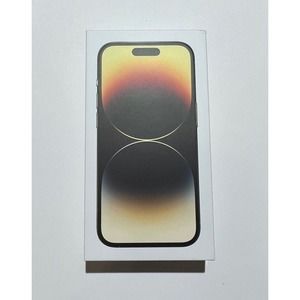 Apple iPhone 14 Pro Gold 128GB Empty BOX ONLY with Stickers No Phone